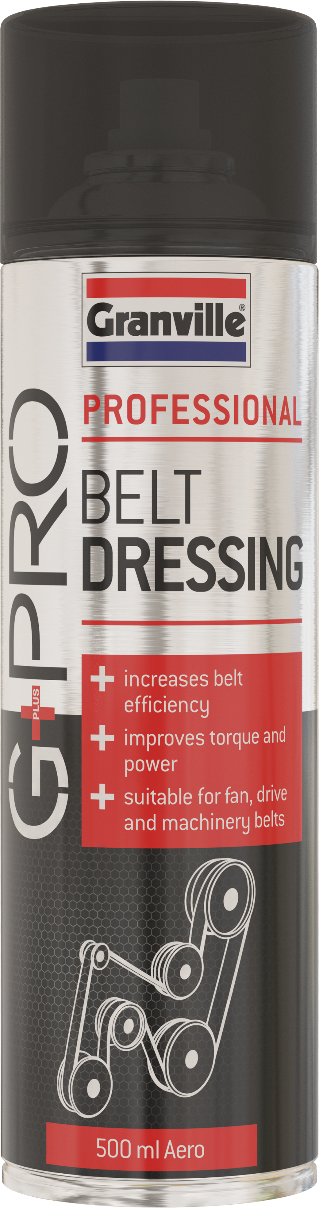 Granville 1089 - Professional Belt Dressing Spray 500ml - Car Spares  Distribution