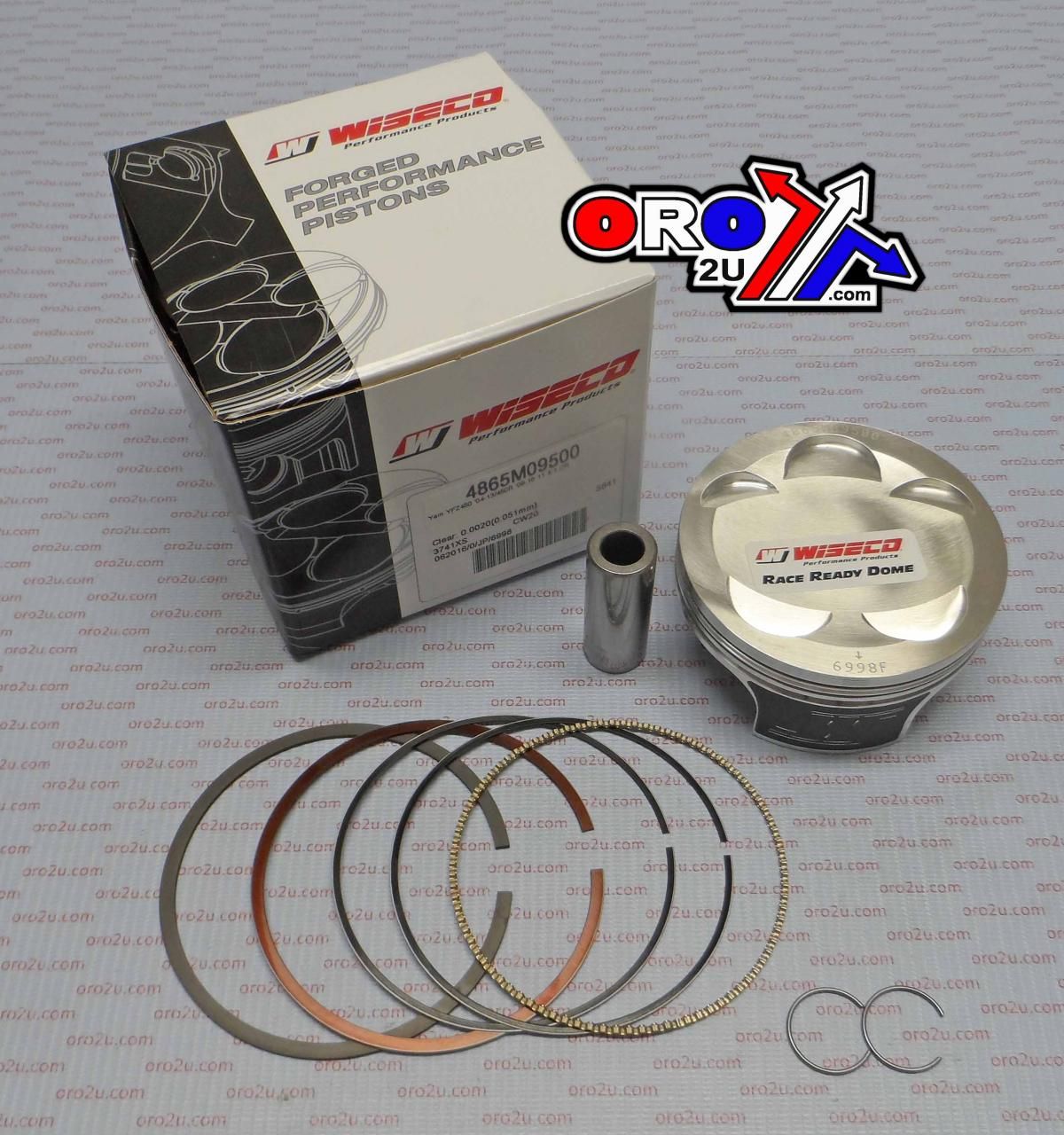 PISTON KIT YFZ450/R/X 95.00, WISECO 4865M09500 YAMAHA MX